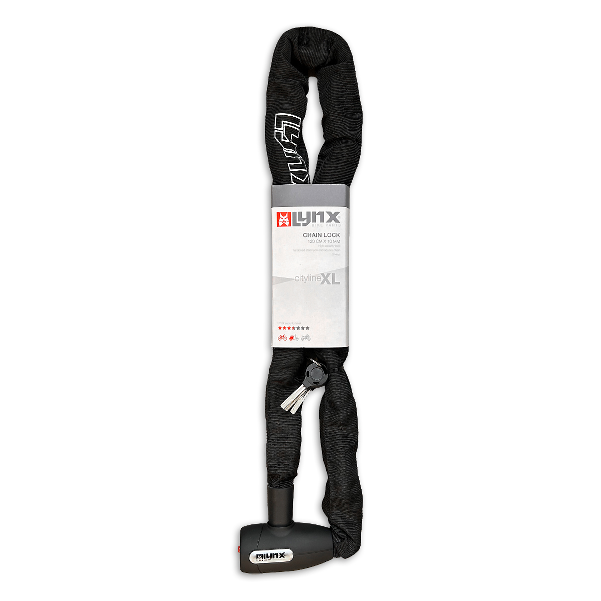 410331.120 LYNX Chain lock Cityline XL 120 120 cm x 10 mm