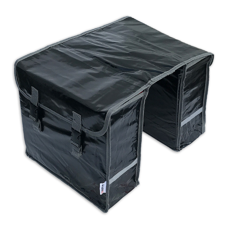 610200.GRA LYNX Double Pannier Bag Zion Deluxe 34.5 x 13.5 x 33.5 cm