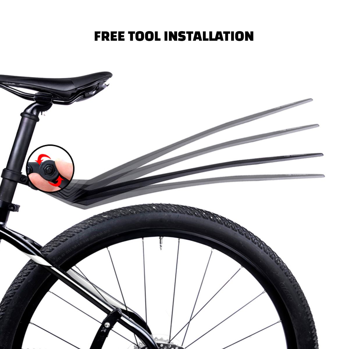 440005 LYNX Mudguard set MTB 24 - 29 Inch