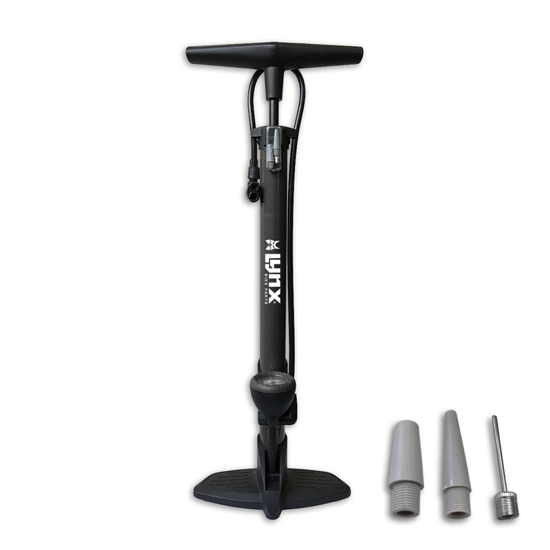 440250.GRA LYNX Floor pump Typhoon 23 x 10 x 63 cm