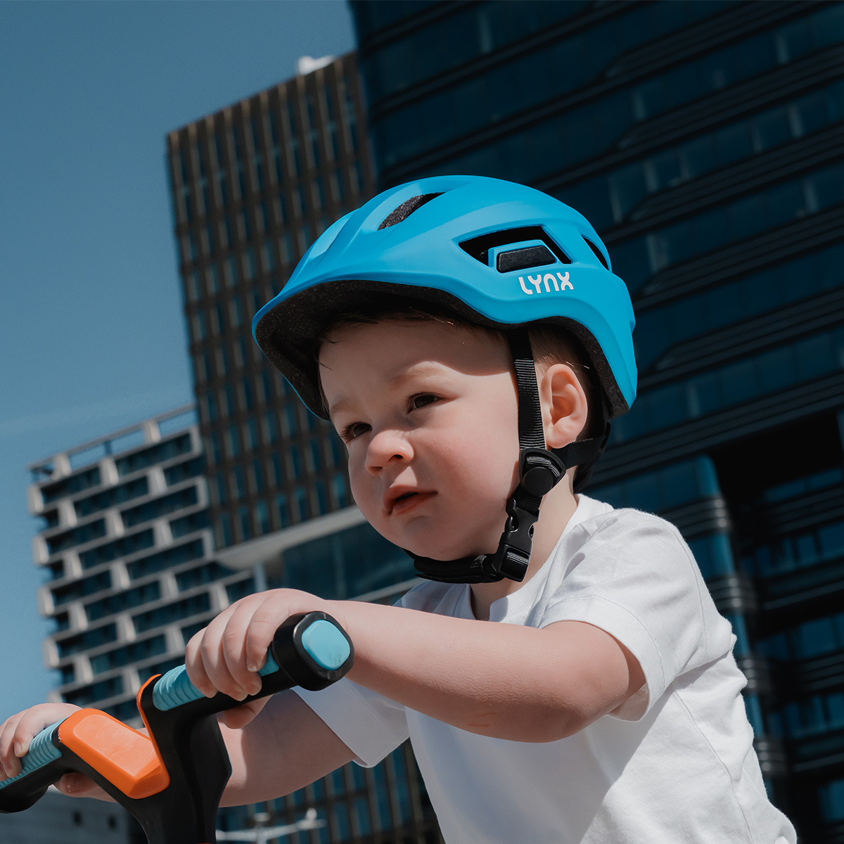 619011.BLU LYNX Fietshelm Kidz (M) 52-56 cm