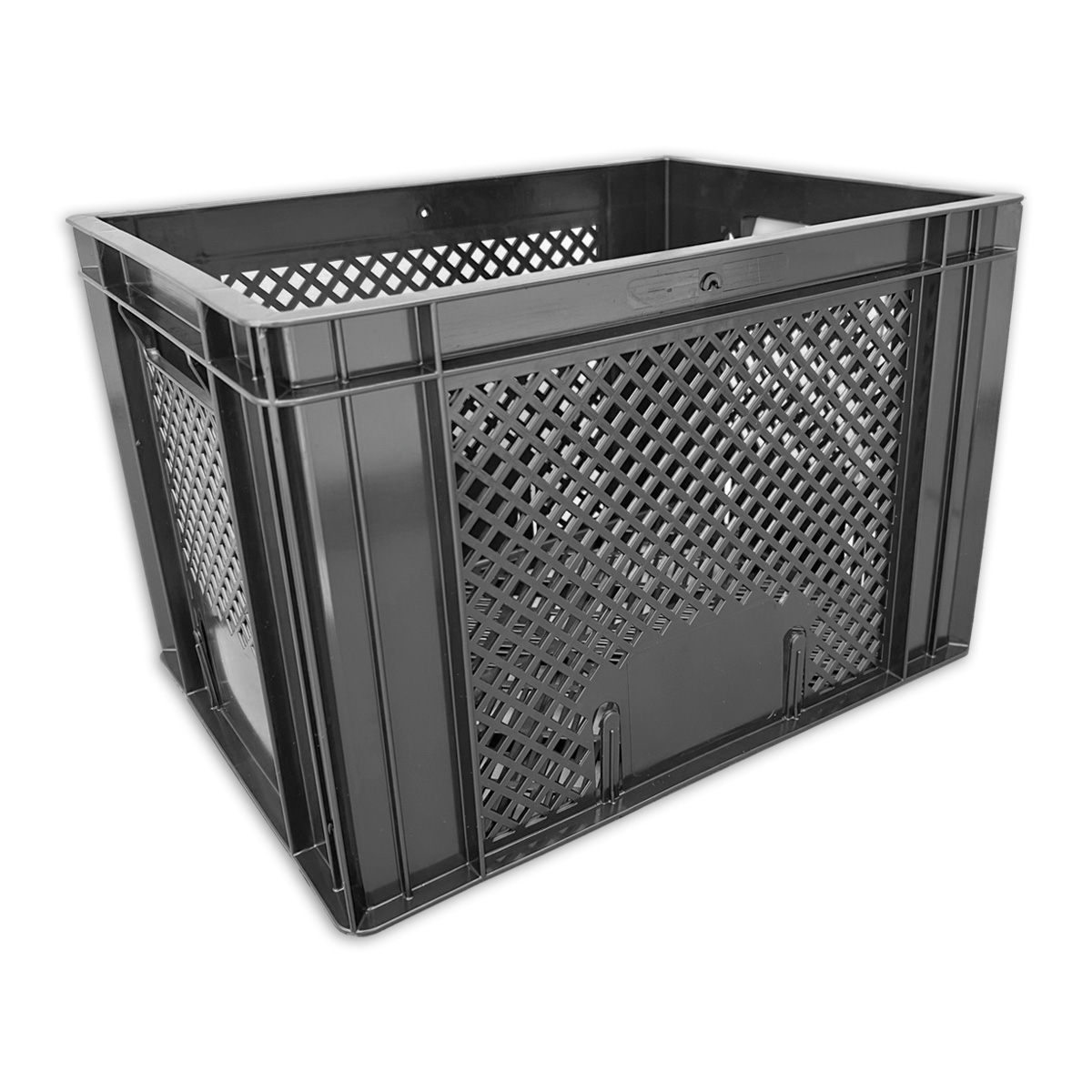 610805.BLA LYNX Bicycle crate plastic 31 ltr 40 x 30 x 27.2 cm
