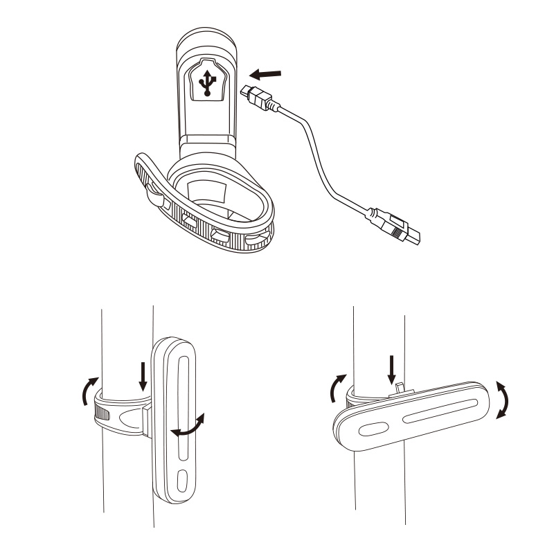 429260 LYNX Rear light USB Capsule XL